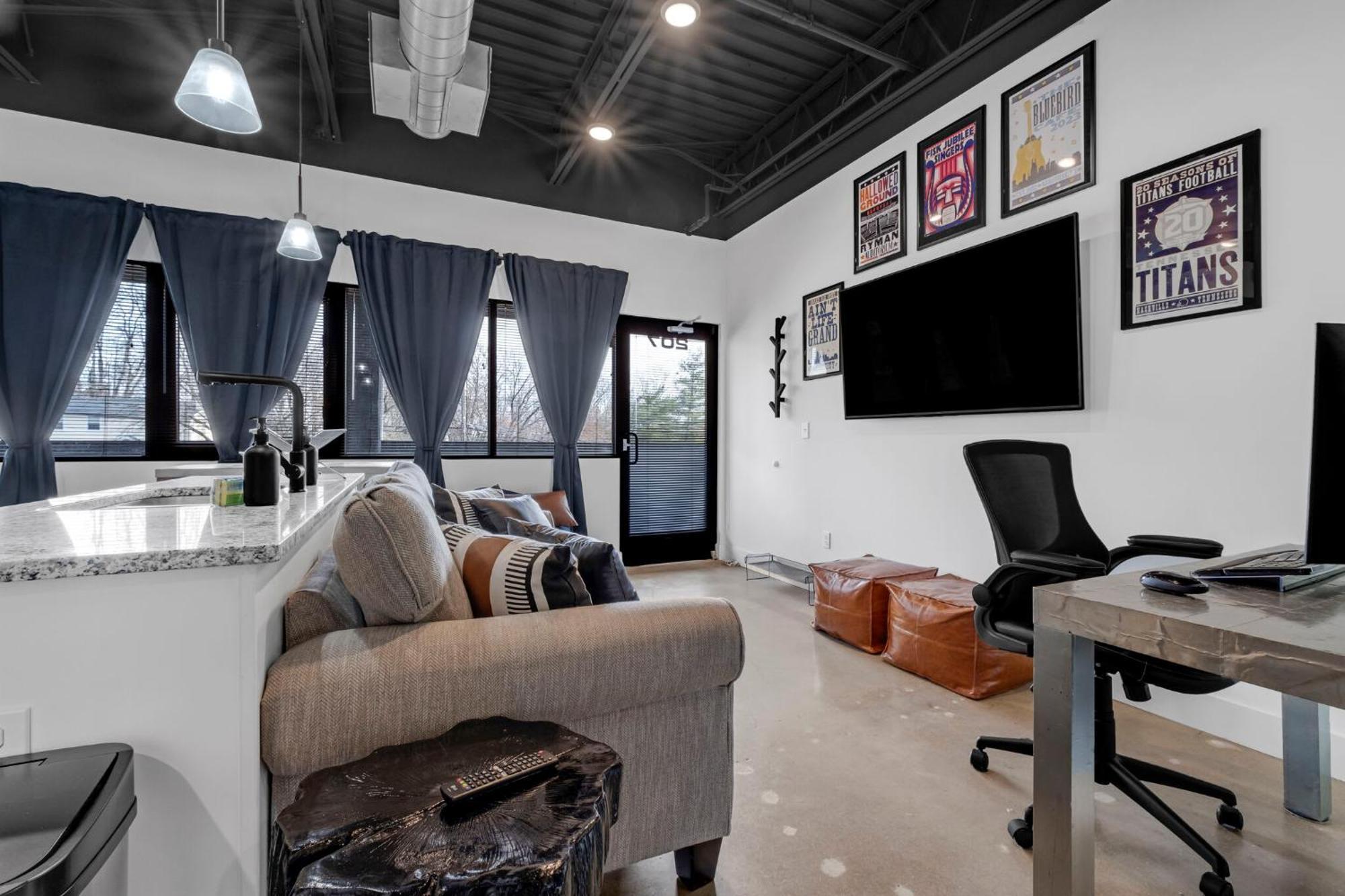 New Studio Sleeps 4 - 7 Mins To Dwtn Nashville Exterior photo