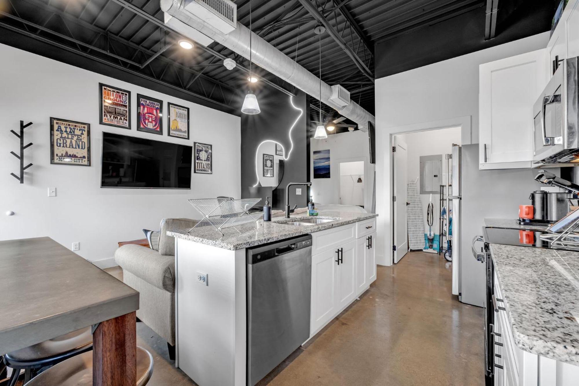 New Studio Sleeps 4 - 7 Mins To Dwtn Nashville Exterior photo